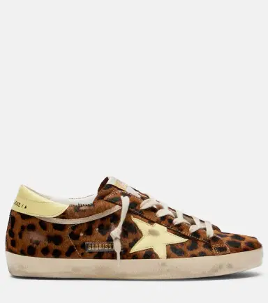 Golden Goose Super-Star leopard-print calf hair sneakers | Thumbnail 2