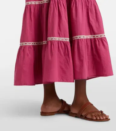 Rixo Chandra tiered cotton midi dress | Thumbnail 2 Rixo Chandra tiered cotton midi dress | Thumbnail 2
