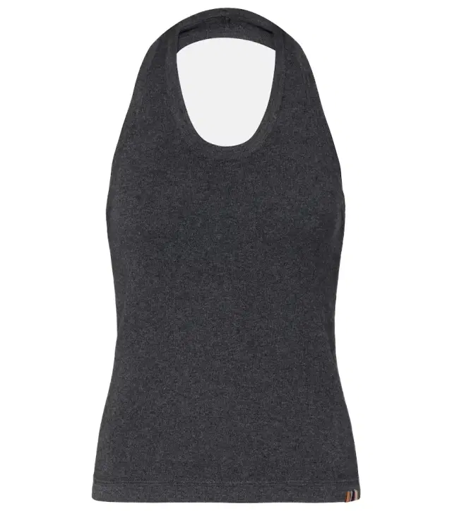 N°409 Jerry halterneck cotton and cashmere top