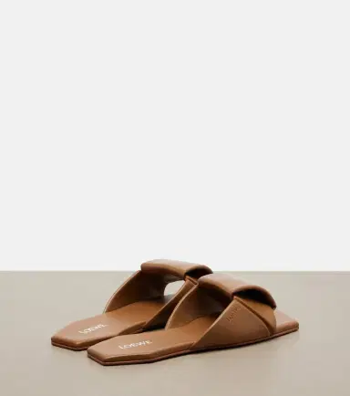 Loewe Origami leather slides | Thumbnail 3