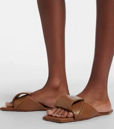 Loewe Origami leather slides | Thumbnail 6