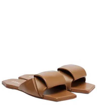 Loewe Origami leather slides | Thumbnail 1