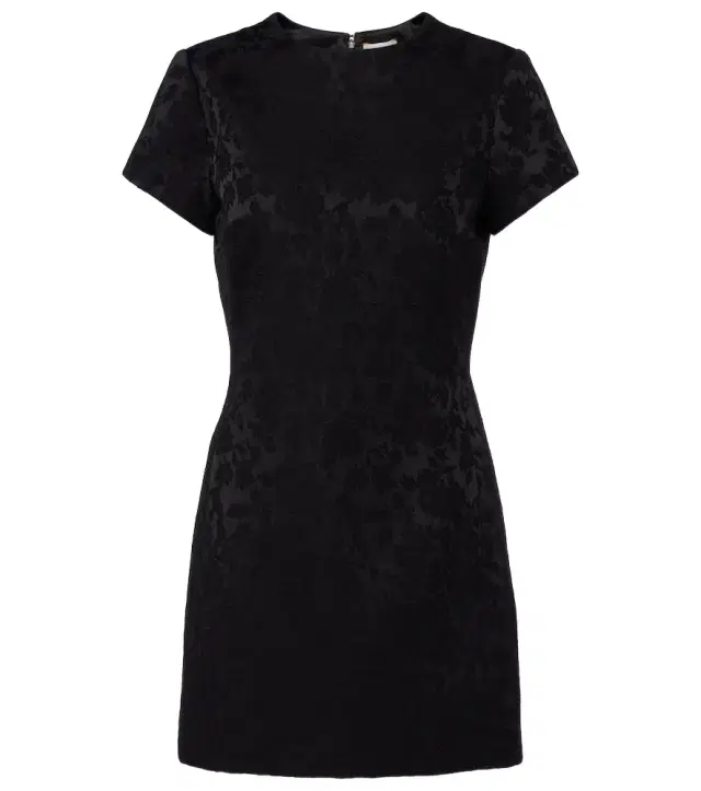 Saint Laurent Devoré floral cotton-blend minidress