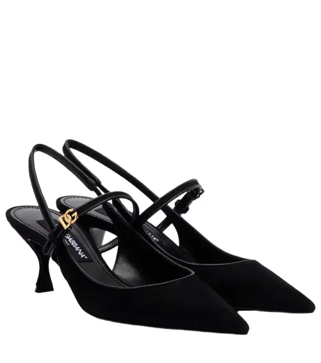 Dolce & Gabbana Suede slingback pumps