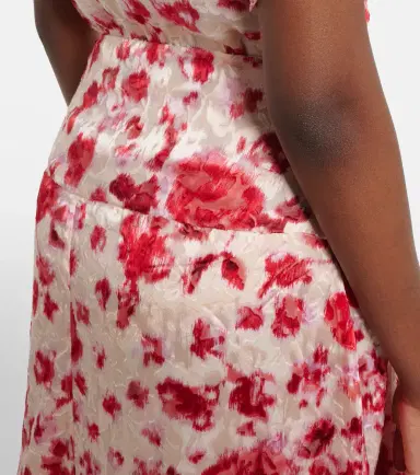 Isabel Marant Hilza floral jacquard maxi skirt | Thumbnail 2