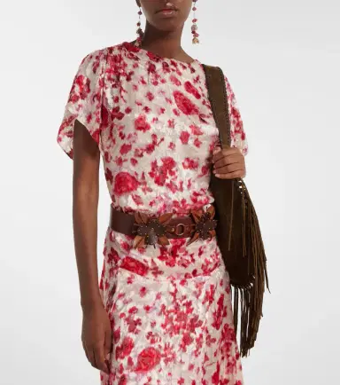 Isabel Marant Hervane floral jacquard top | Thumbnail 4 Isabel Marant Hervane floral jacquard top | Thumbnail 4