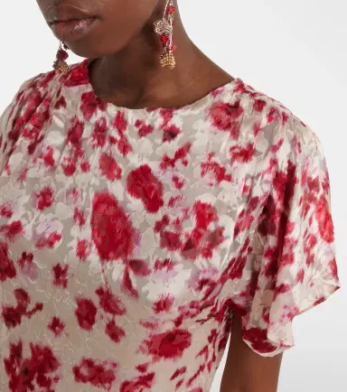 Isabel Marant Hervane floral jacquard top | Thumbnail 6 Isabel Marant Hervane floral jacquard top | Thumbnail 6