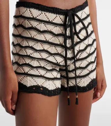 Bananhot Kim crochet cotton-blend shorts | Thumbnail 3