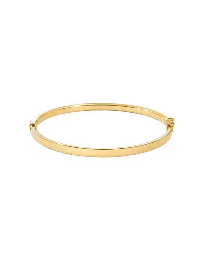 Wish Fine Jewelry 14K Gold Bangle Bracelet