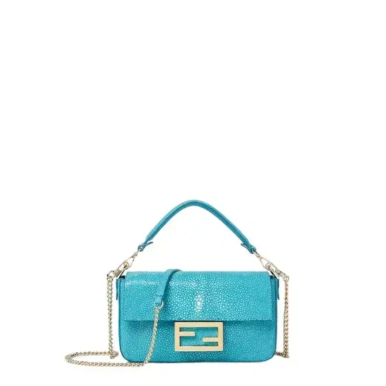 Fendi Iconic mini Baguette® bag made of luxury, hand-polished