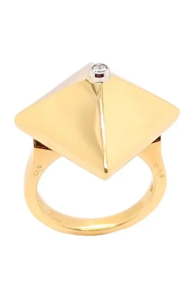 ALETTO BROTHERS Diamond Accent Piramide Ring