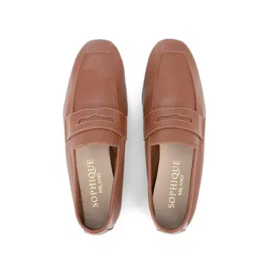 SOPHIQUE Essenziale Leather Loafer - Latte | Thumbnail 7