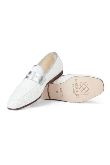 SOPHIQUE Essenziale Loafer - White Silver | Thumbnail 3 SOPHIQUE Essenziale Loafer - White Silver | Thumbnail 3