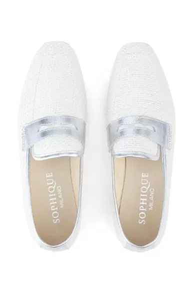 SOPHIQUE Essenziale Loafer - White Silver | Thumbnail 4 SOPHIQUE Essenziale Loafer - White Silver | Thumbnail 4