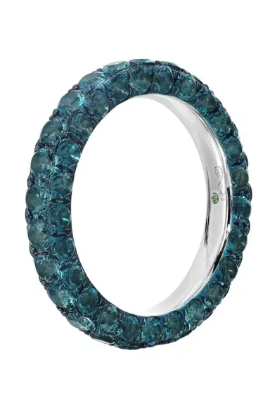 GRAZIELA London Blue 3 Sided Ring | Thumbnail 3