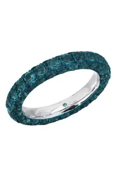GRAZIELA London Blue 3 Sided Ring | Thumbnail 1