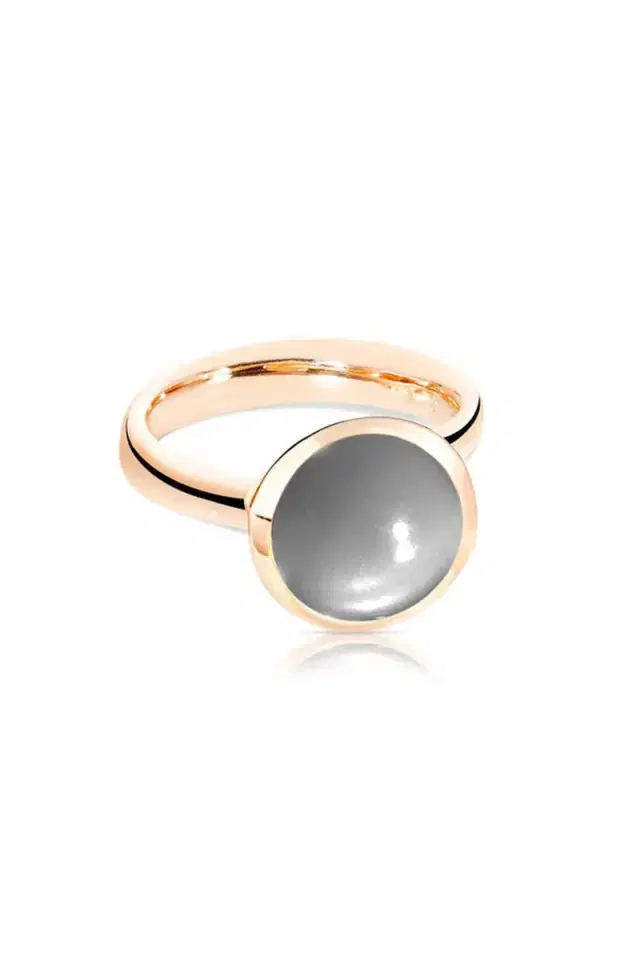 TAMARA COMOLLI Moonstone Large Bouton Ring