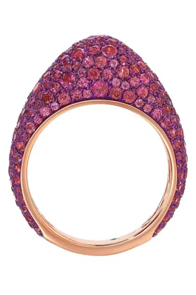 GRAZIELA Rhodolite Bahia Ring | Thumbnail 3