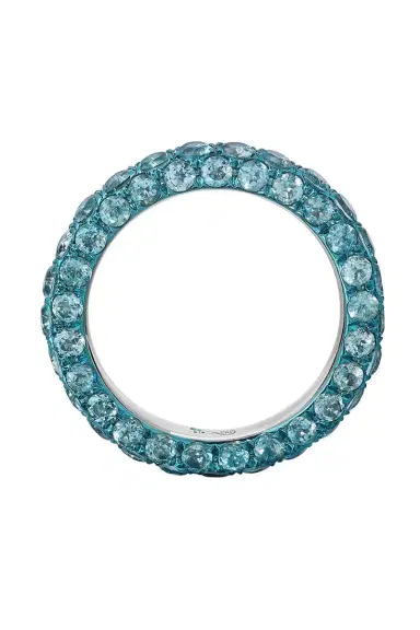 GRAZIELA Swiss Blue 3 Sided Ring | Thumbnail 4