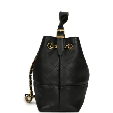 Chanel Chanel Small Coco Hobo Bag Black Calfskin Antique Gold Hardware | Thumbnail 3 Chanel Chanel Small Coco Hobo Bag Black Calfskin Antique Gold Hardware | Thumbnail 3