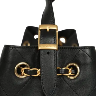 Chanel Chanel Small Coco Hobo Bag Black Calfskin Antique Gold Hardware | Thumbnail 8 Chanel Chanel Small Coco Hobo Bag Black Calfskin Antique Gold Hardware | Thumbnail 8