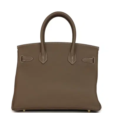 HERMÈS Hermes Birkin 30 Etoupe Togo Gold Hardware | Thumbnail 4