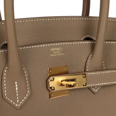HERMÈS Hermes Birkin 30 Etoupe Togo Gold Hardware | Thumbnail 7