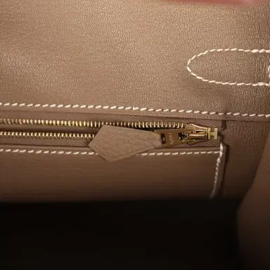 HERMÈS Hermes Birkin 30 Etoupe Togo Gold Hardware | Thumbnail 9