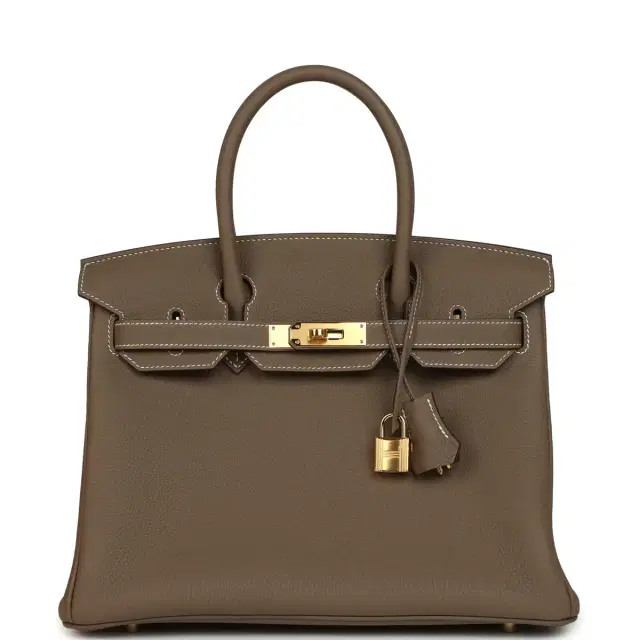 hermes Hermes Birkin 30 Etoupe Togo Gold Hardware