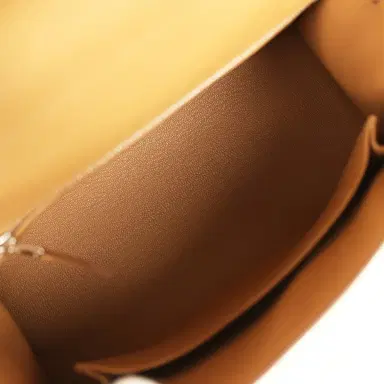 HERMÈS Hermes Kelly Sellier 25 Biscuit Epsom Palladium Hardware | Thumbnail 8