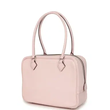 HERMÈS Hermes Mini Plume 21 Bag Rose Darling Chevre Palladium Hardware | Thumbnail 3