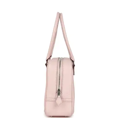 HERMÈS Hermes Mini Plume 21 Bag Rose Darling Chevre Palladium Hardware | Thumbnail 4