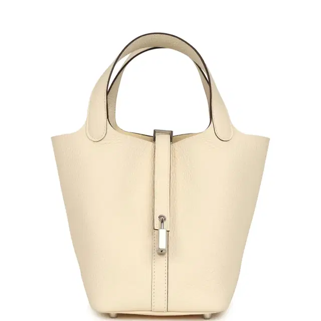 hermes Hermes Picotin Lock 18 Nata Clemence Palladium Hardware