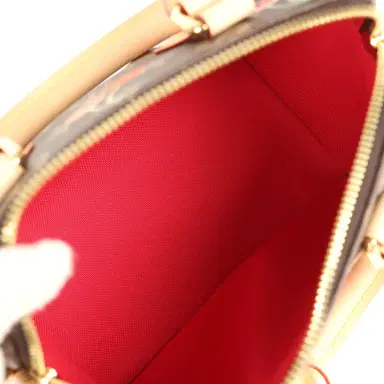 Louis Vuitton Louis Vuitton X Takashi Murakami Cerises Speedy Bandouliere 20 Bag Brown Cherry Monogram Gold Hardware | Thumbnail 8