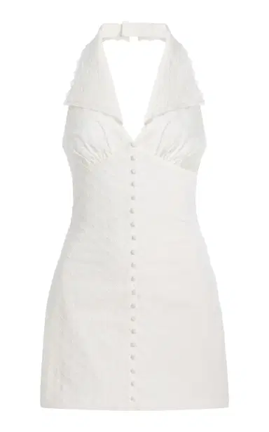 Mirror Palais Collared Cotton Mini Dress | Thumbnail 9 Mirror Palais Collared Cotton Mini Dress | Thumbnail 9