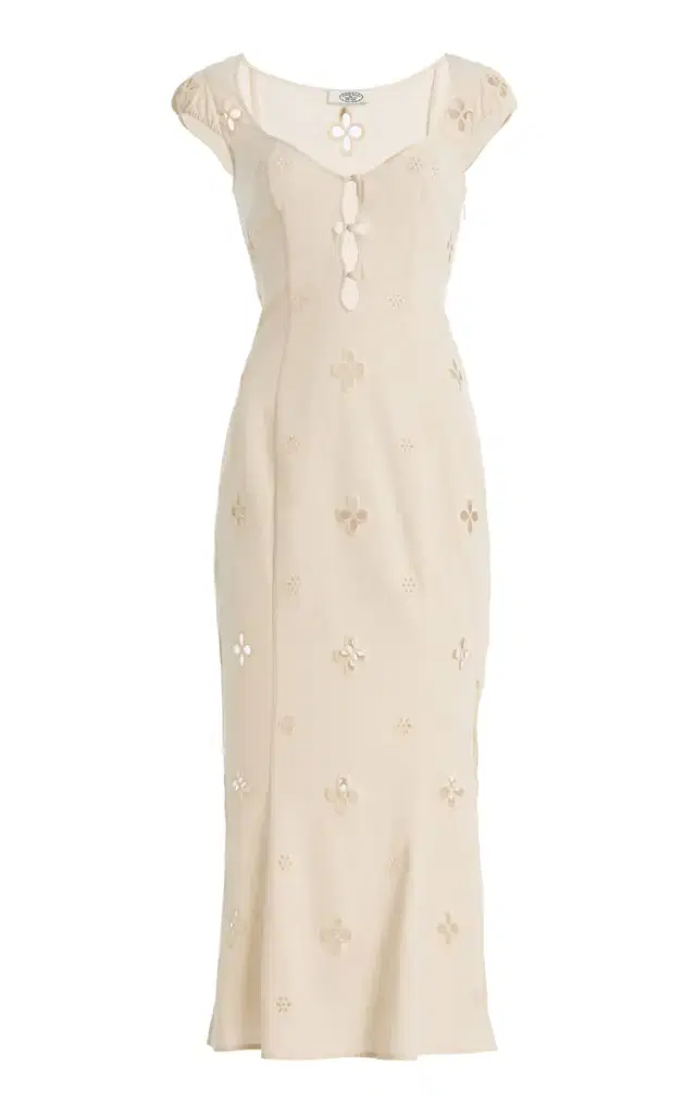 Maria Cotton-Linen Maxi Dress