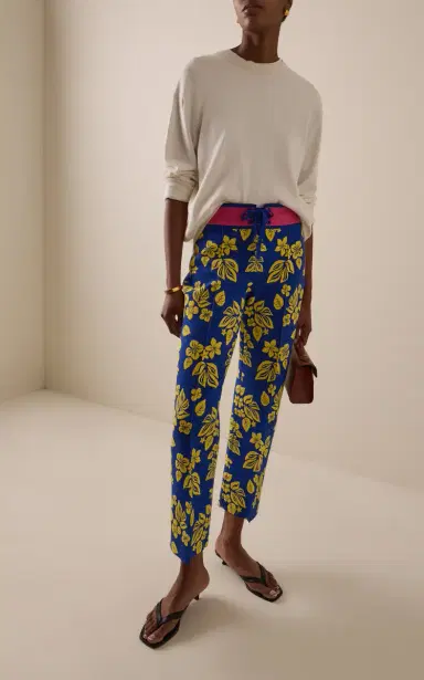 HIGH SPORT Exclusive Lane Floral Pants | Thumbnail 2