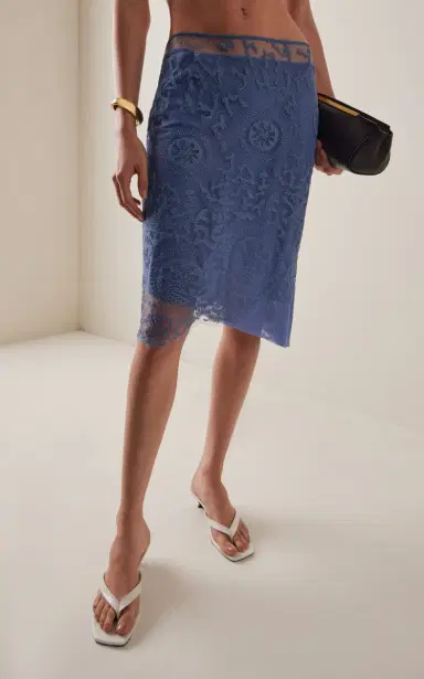 SIR. Leif Lace Midi Skirt | Thumbnail 3 SIR. Leif Lace Midi Skirt | Thumbnail 3