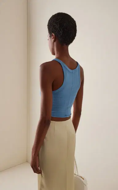 Les Tien Exlusive Tai Cotton Tank Top | Thumbnail 4 Les Tien Exlusive Tai Cotton Tank Top | Thumbnail 4