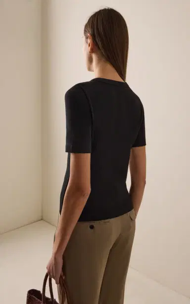 FLORE FLORE Jess Cotton Henley T-Shirt | Thumbnail 5 FLORE FLORE Jess Cotton Henley T-Shirt | Thumbnail 5