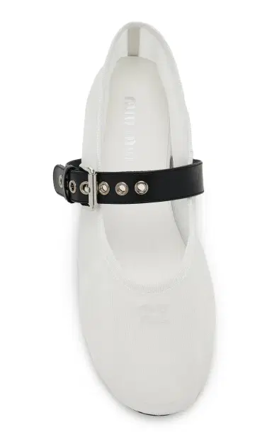 Miu Miu Mesh Ballet Flats | Thumbnail 3