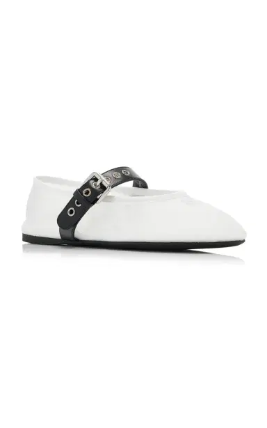 Miu Miu Mesh Ballet Flats | Thumbnail 4