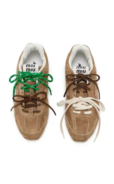 Miu Miu x New Balance 530 SL Suede Sneakers | Thumbnail 3 Miu Miu x New Balance 530 SL Suede Sneakers | Thumbnail 3