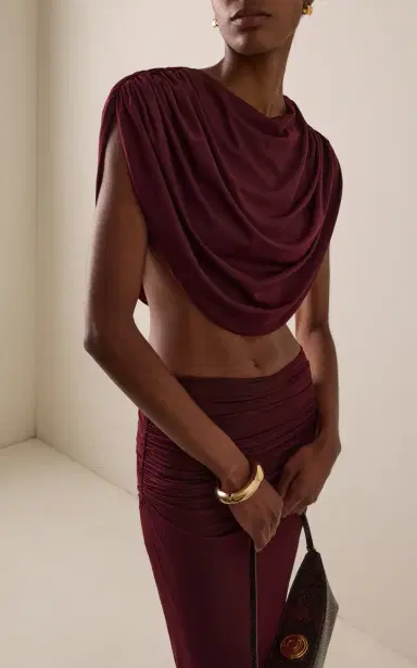 Maygel Coronel Exclusive Almara Ruched Jersey Skirt Set | Thumbnail 3 Maygel Coronel Exclusive Almara Ruched Jersey Skirt Set | Thumbnail 3
