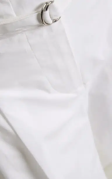Proenza Schouler White Label Raver Cropped Poplin Wide-Leg Pants | Thumbnail 5 Proenza Schouler White Label Raver Cropped Poplin Wide-Leg Pants | Thumbnail 5