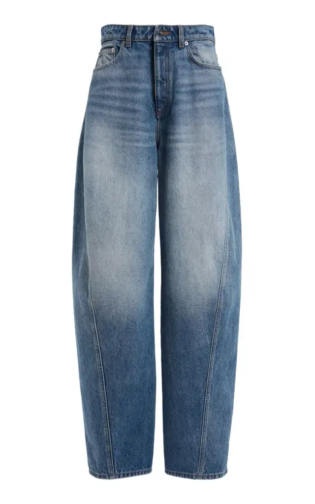 Cocoon Rigid Mid-Rise Wide-Leg Jeans