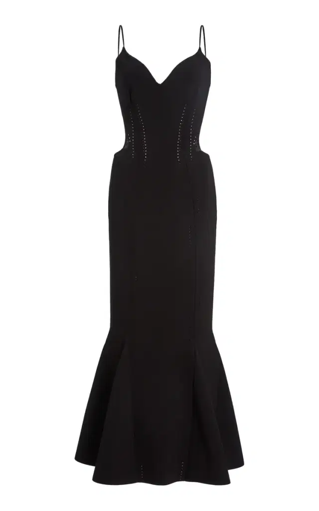 Givenchy Knitted Ruffled Midi Dress