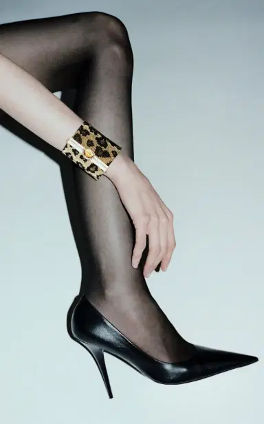 Silvia Furmanovich 18K Yellow Gold Leopard Woven Bead Bracelet | Thumbnail 3