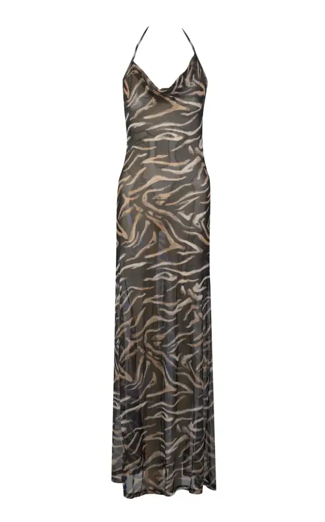 Ay Que Calor Exclusive Lucia Mesh Maxi Dress