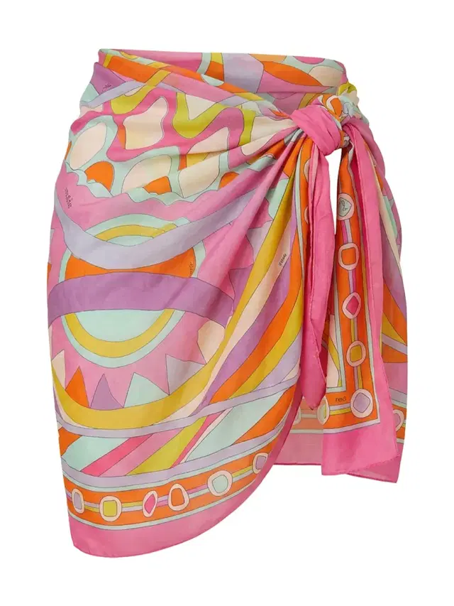 PUCCI Manuba Print Cotton Sarong